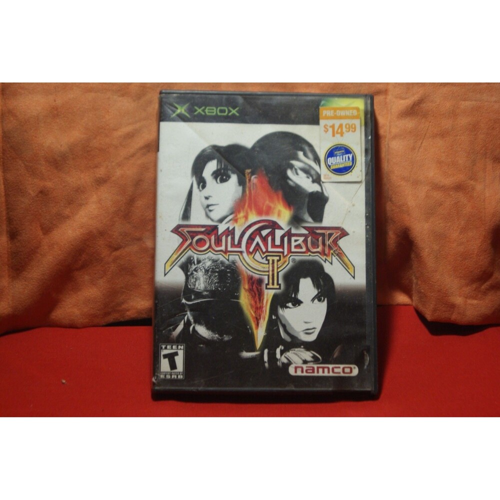 NAMCO Soul Calibur II 2 (Microsoft Xbox) Fighting Game Classic Story Action